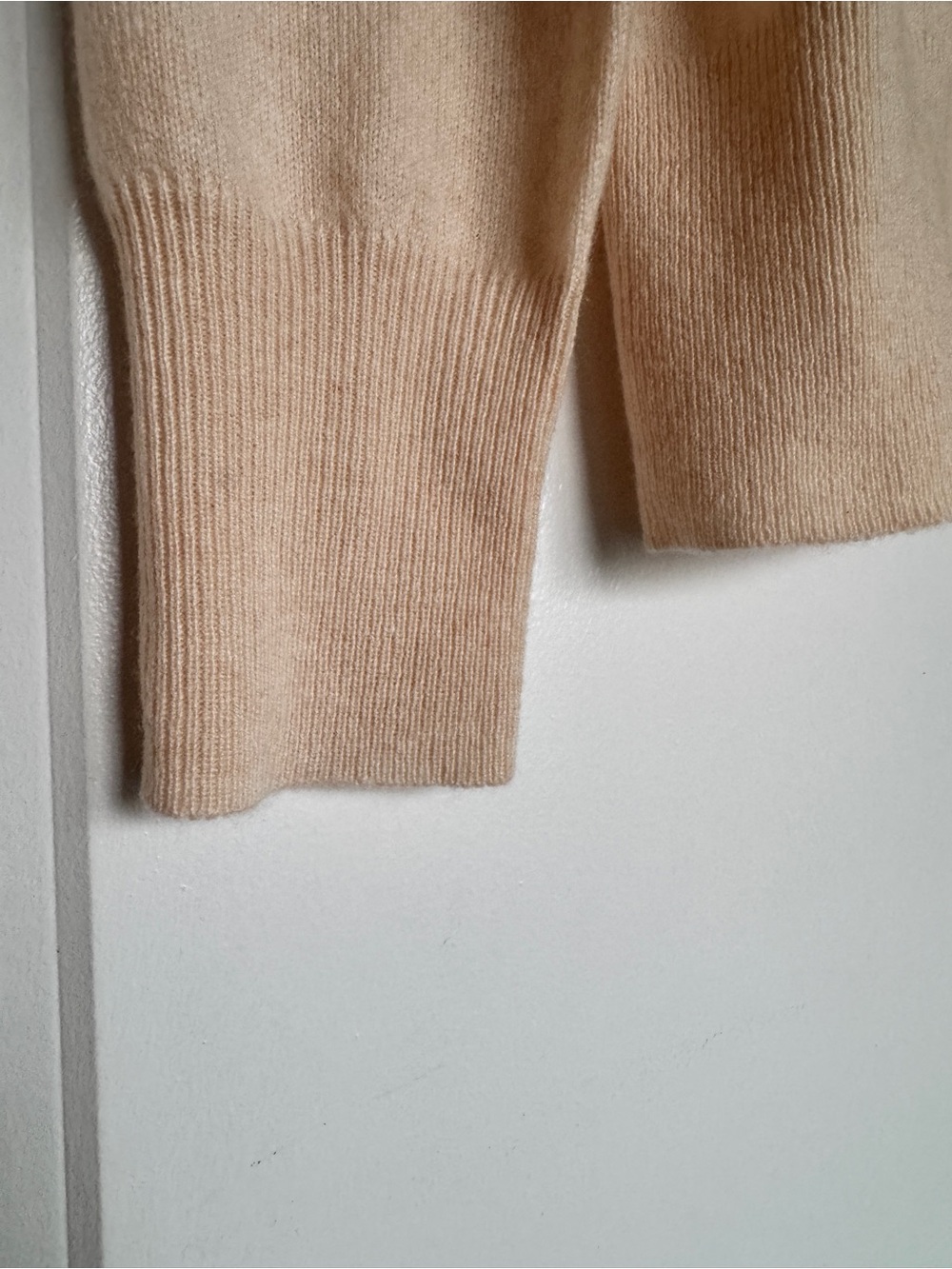 NWT J. CREW 100% cashmere classic-fit crewneck sweater hthr natural small BA400 - Picture 4 of 15